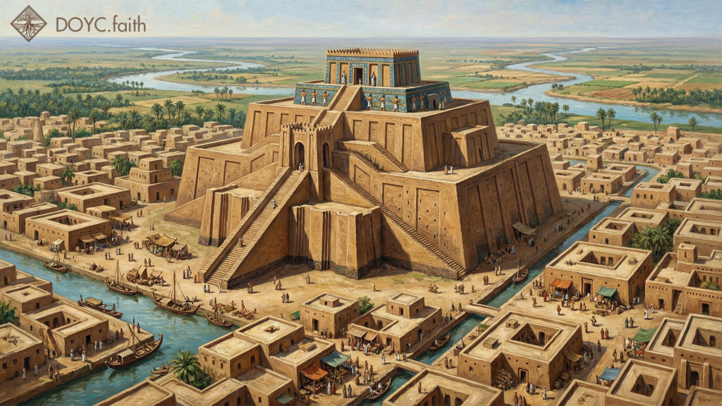 A Ziggurat in southern Mesopotamia